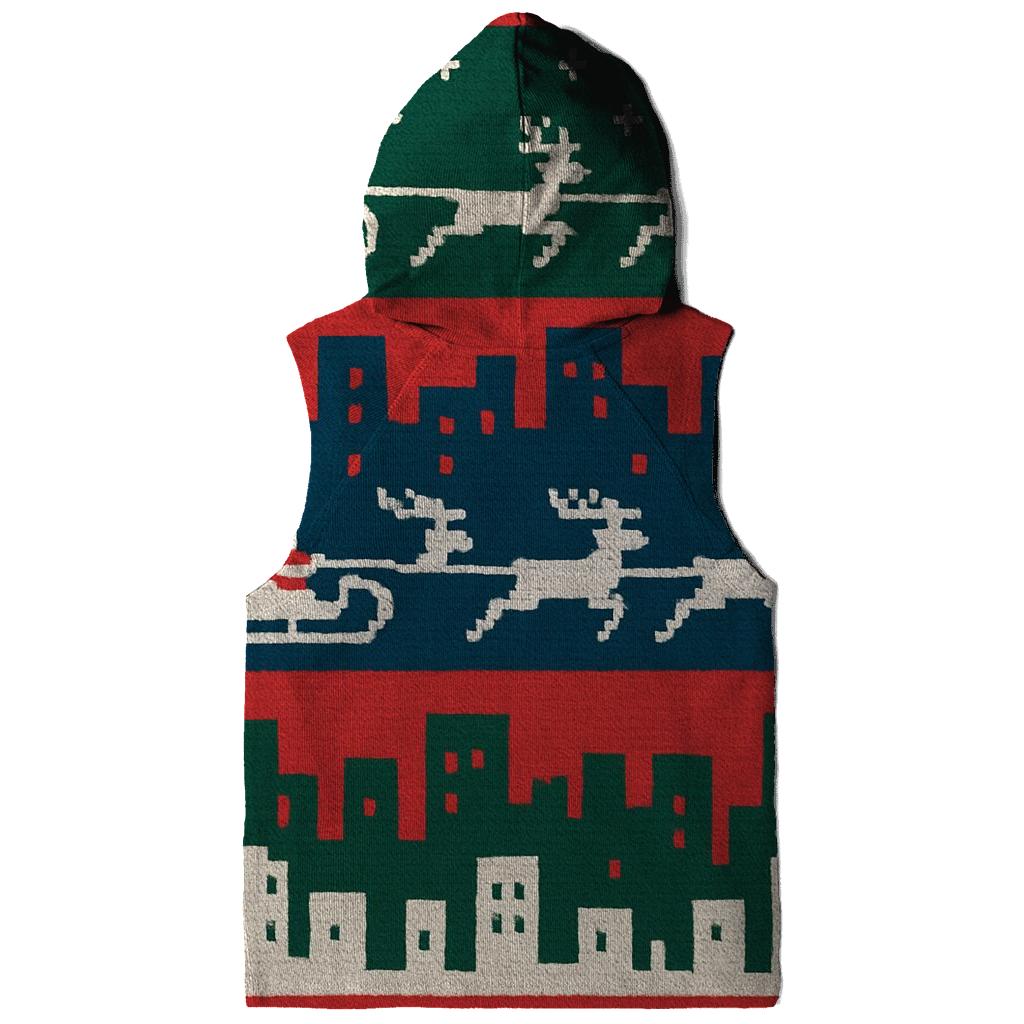 Starlit Santa Skyline Bands Design hoodies fashion