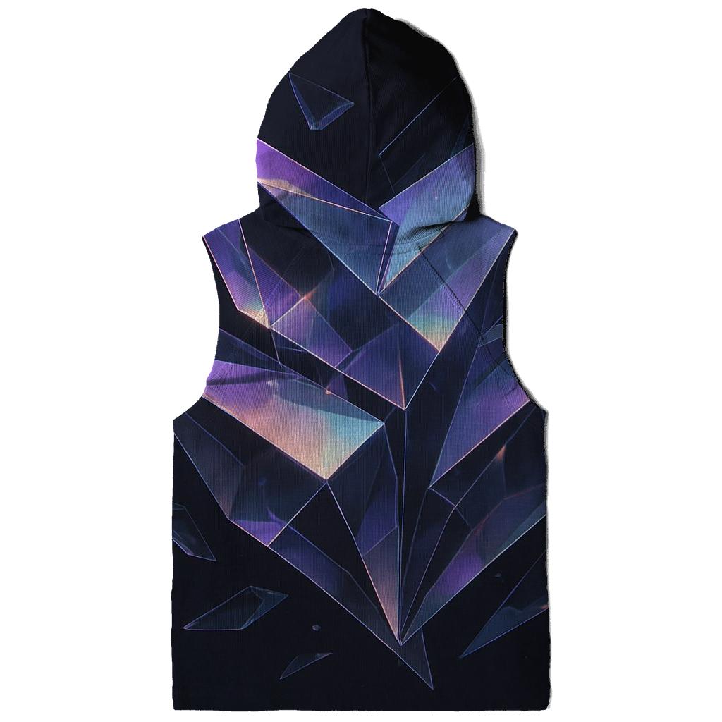 Holographic Shard Mirage embroidered hoodies