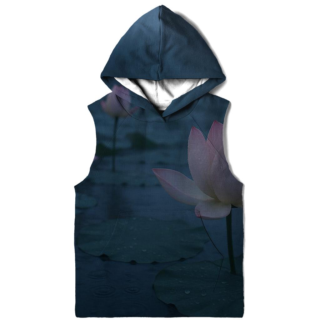Monsoon Lotus Pond At Dawn lightweight hoodies