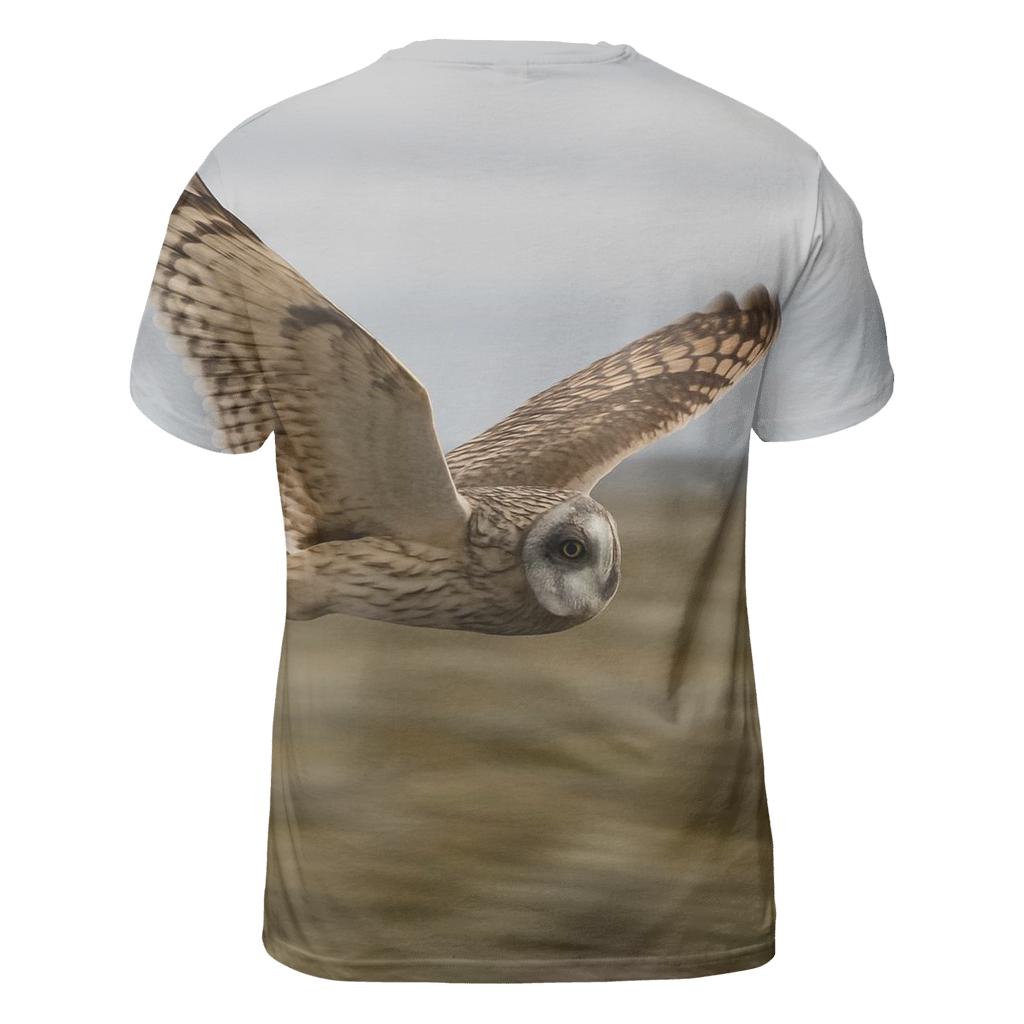 Tundra Glide Short Eared Owl custom all-over print shirts