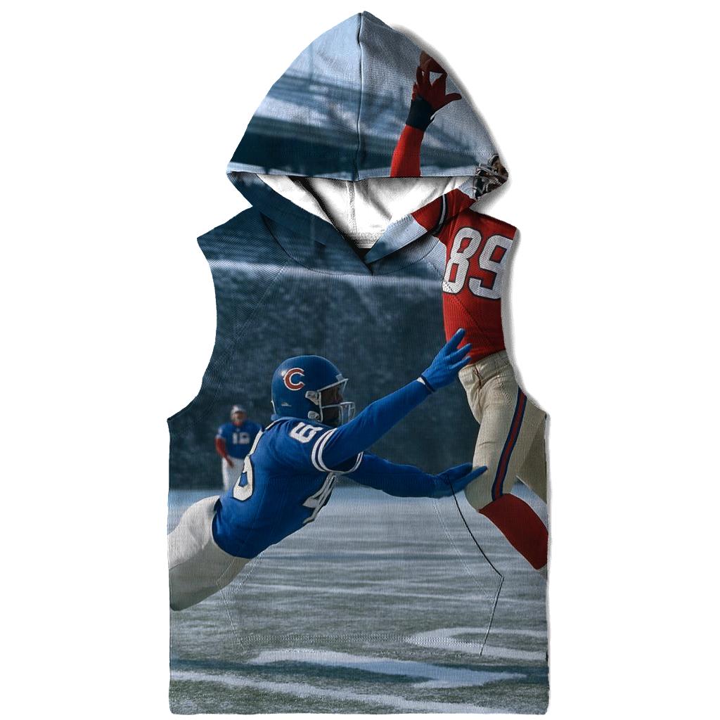 Frozen Yard Line At Wrigley Field embroidered hoodies