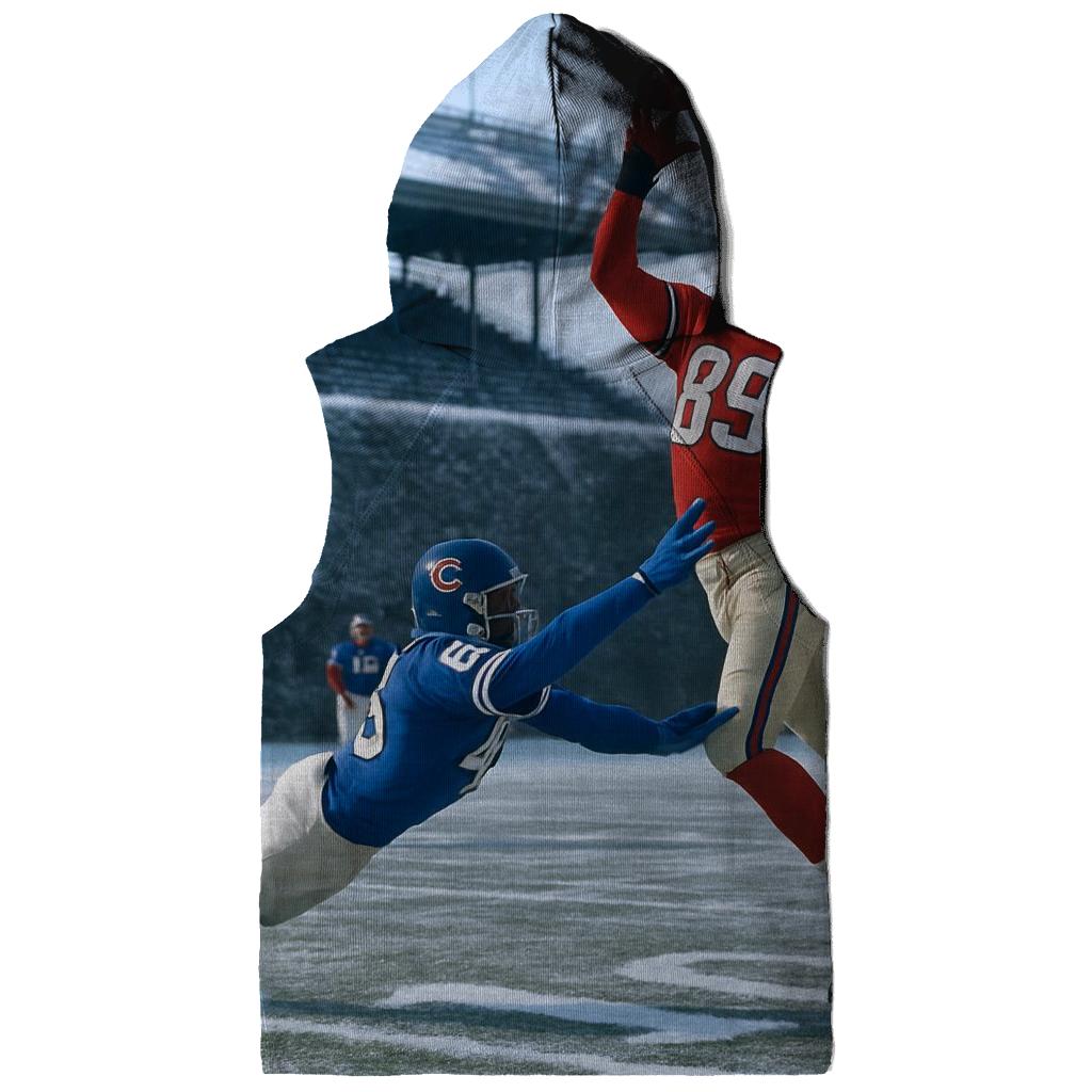 Frozen Yard Line At Wrigley Field embroidered hoodies