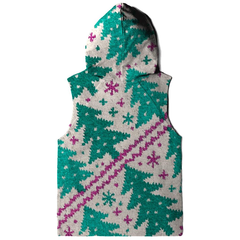 Northern Lights Tree Cascade Design custom hoodies