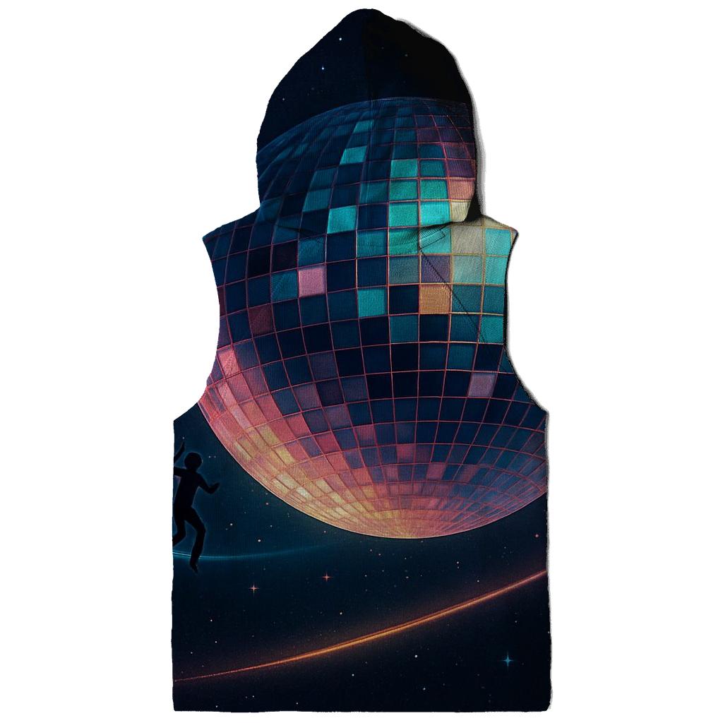 Holographic Disco Planet heavyweight hoodies