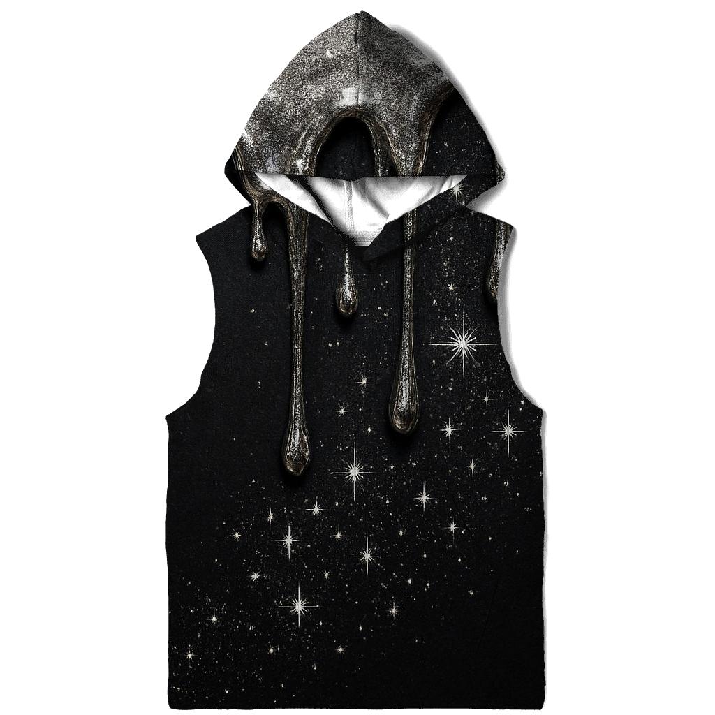 Charcoal Galaxy Drip Luxe custom hoodies