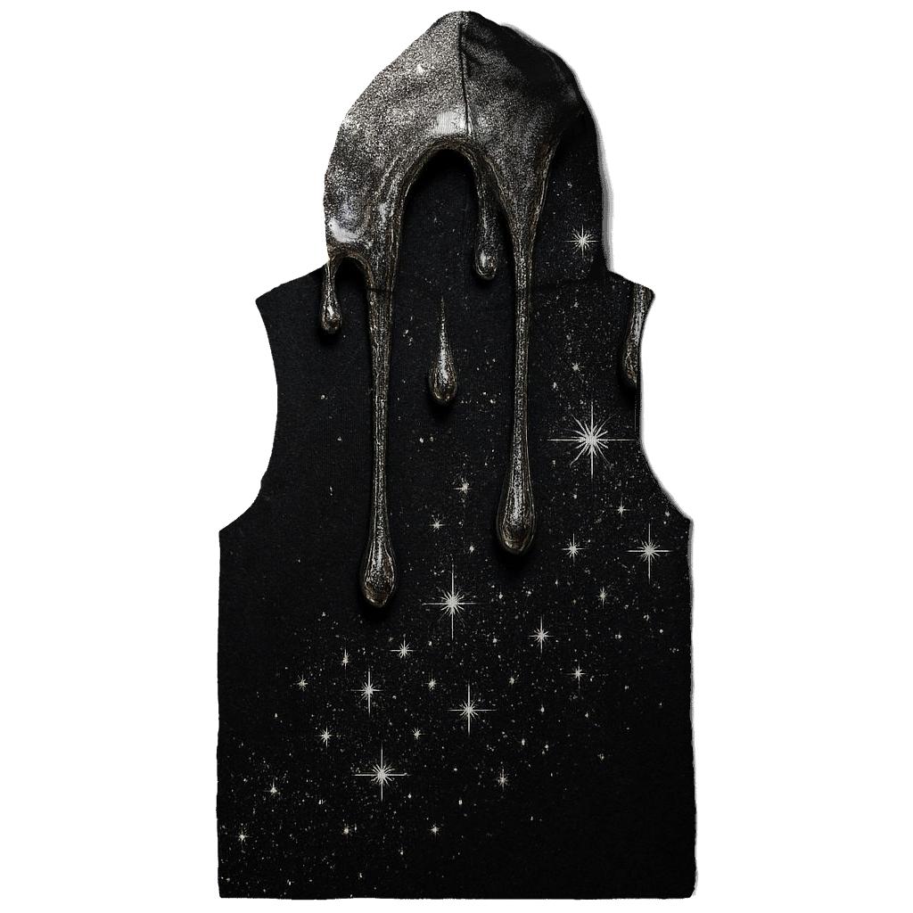 Charcoal Galaxy Drip Luxe custom hoodies
