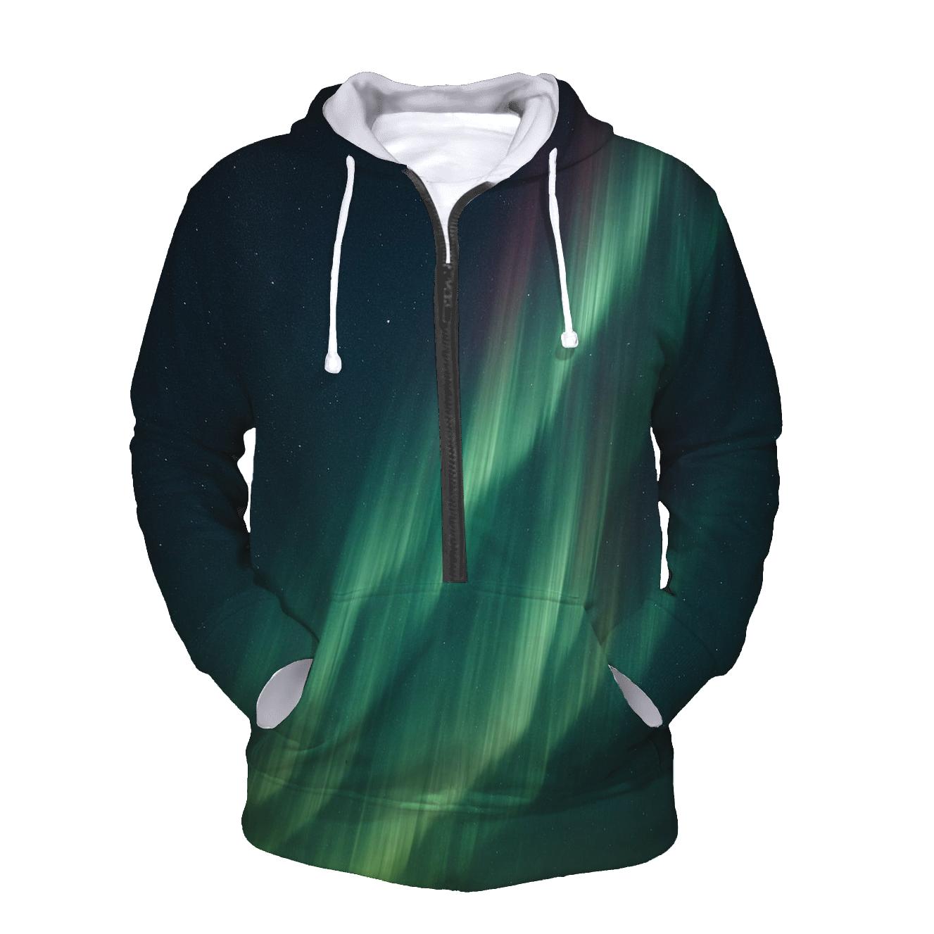 Aurora Sheet Convergence premium hoodies