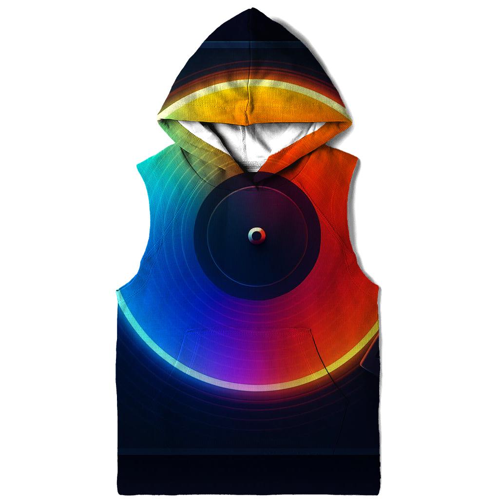 Chromatic Turntable Halo premium hoodies