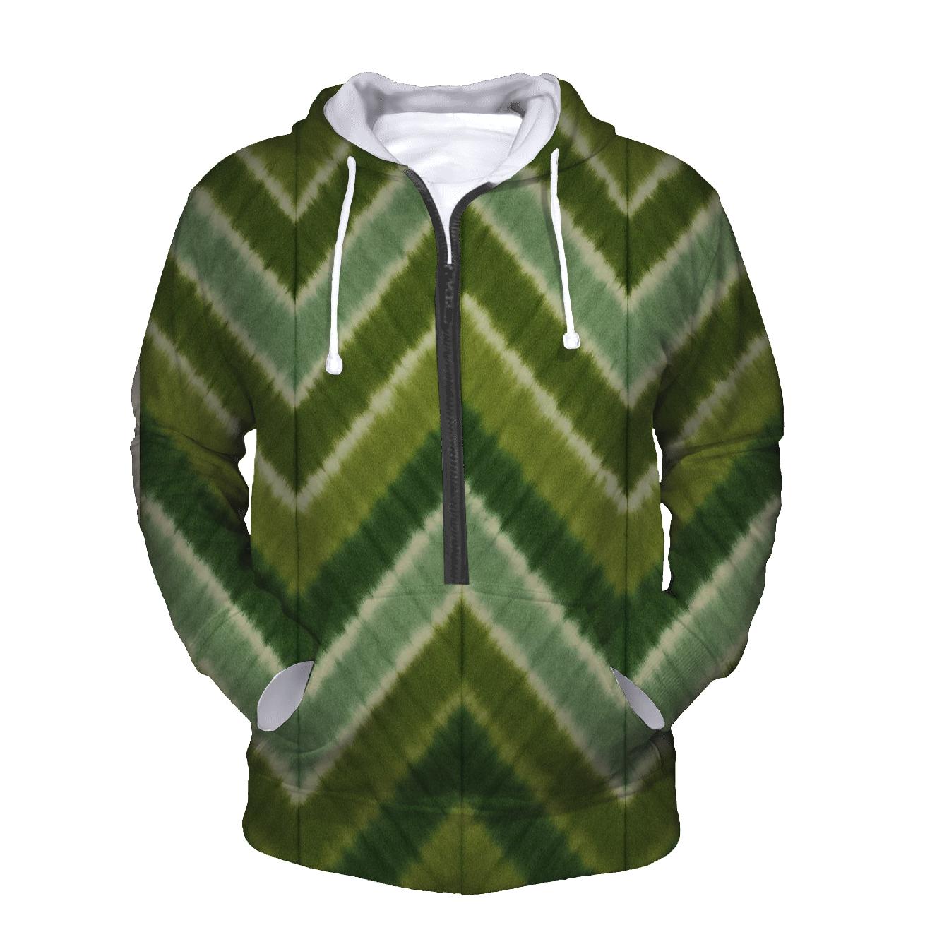 Forest_Canopy_Accordion_Chevron graphic hoodies