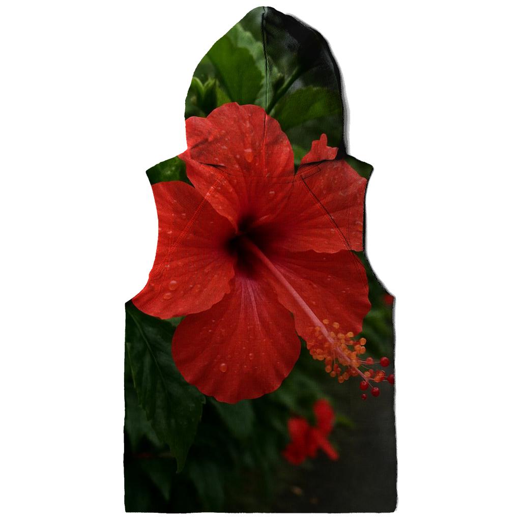 Rain Washed Hibiscus Beside Coastal Road pullover hoodies
