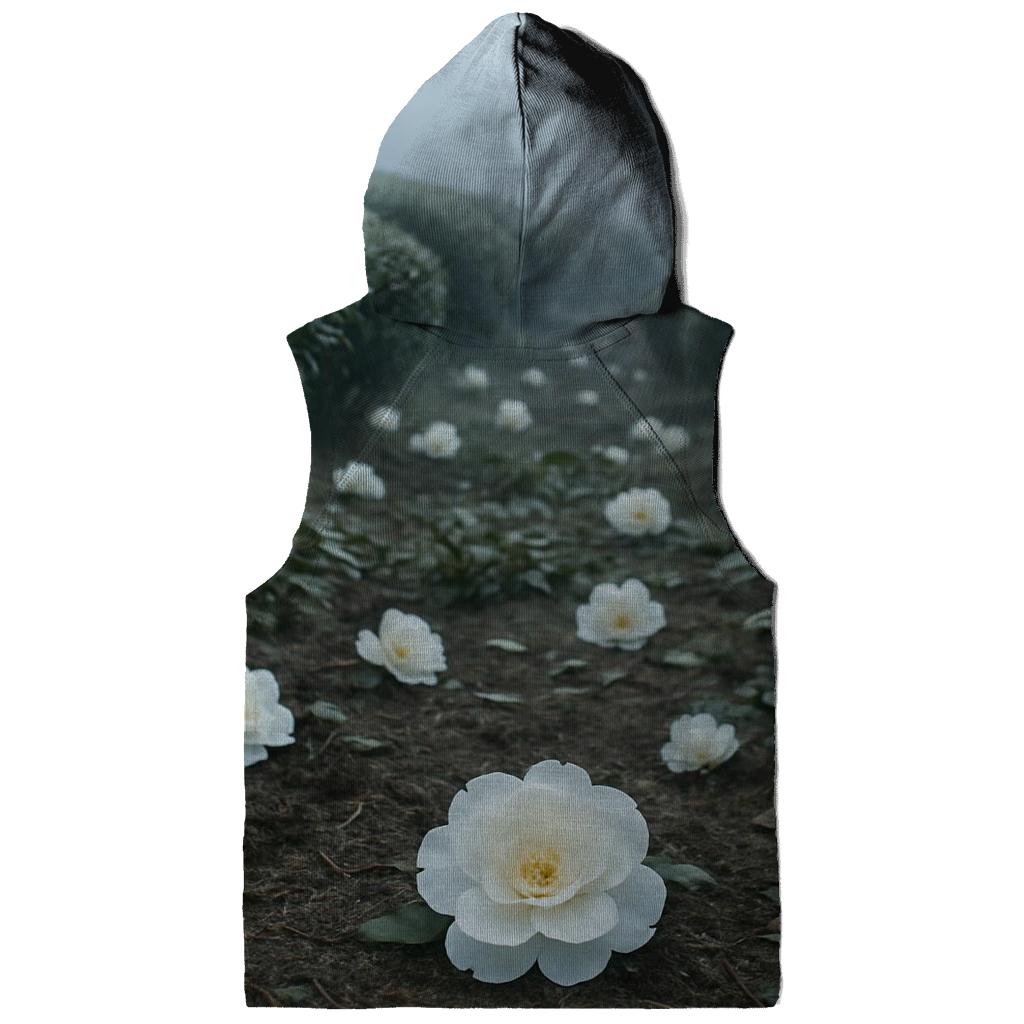 Tea Garden Camellias In Winter Light hoodie styles