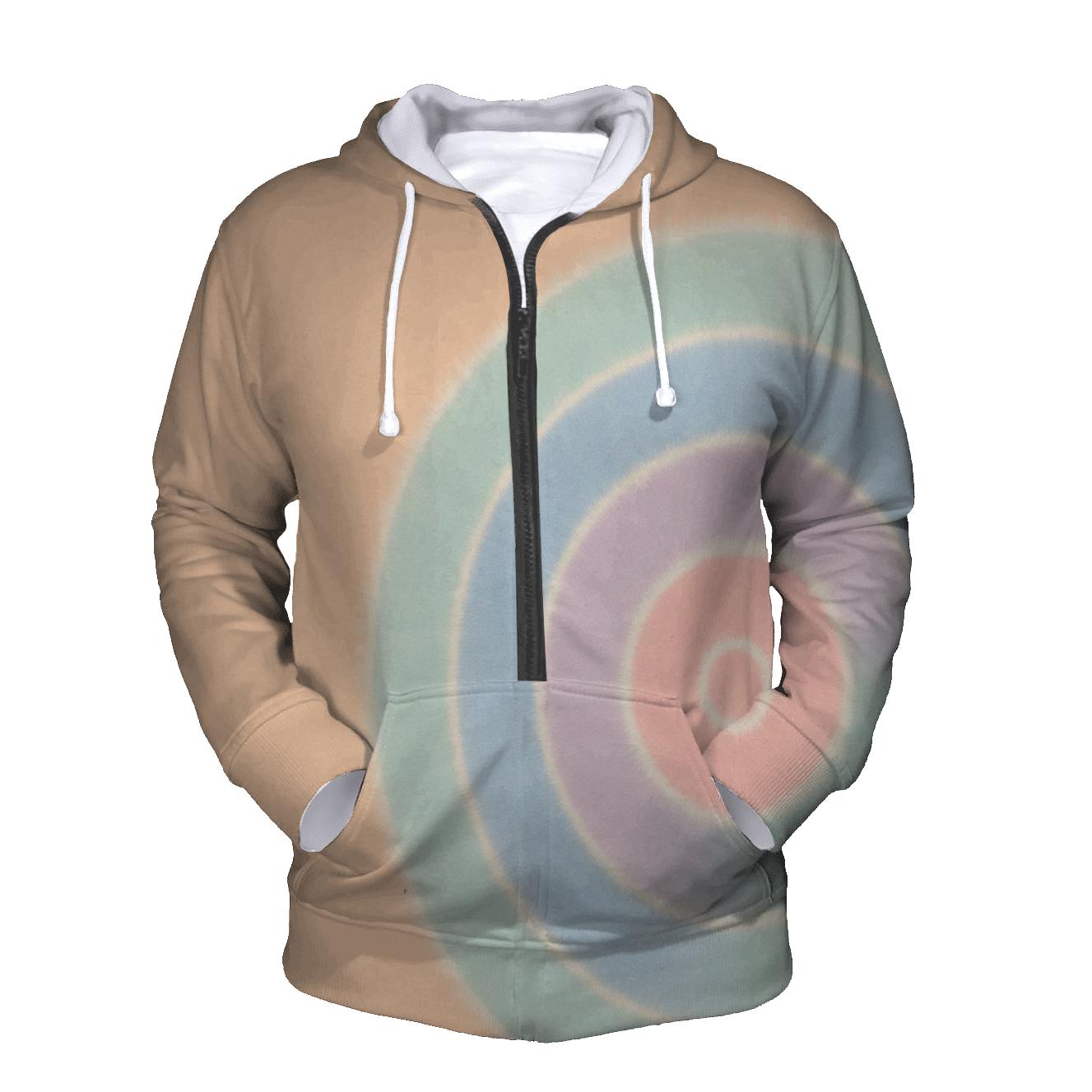 Peach_Sky_Off_Center_Bullseye hoodie designs