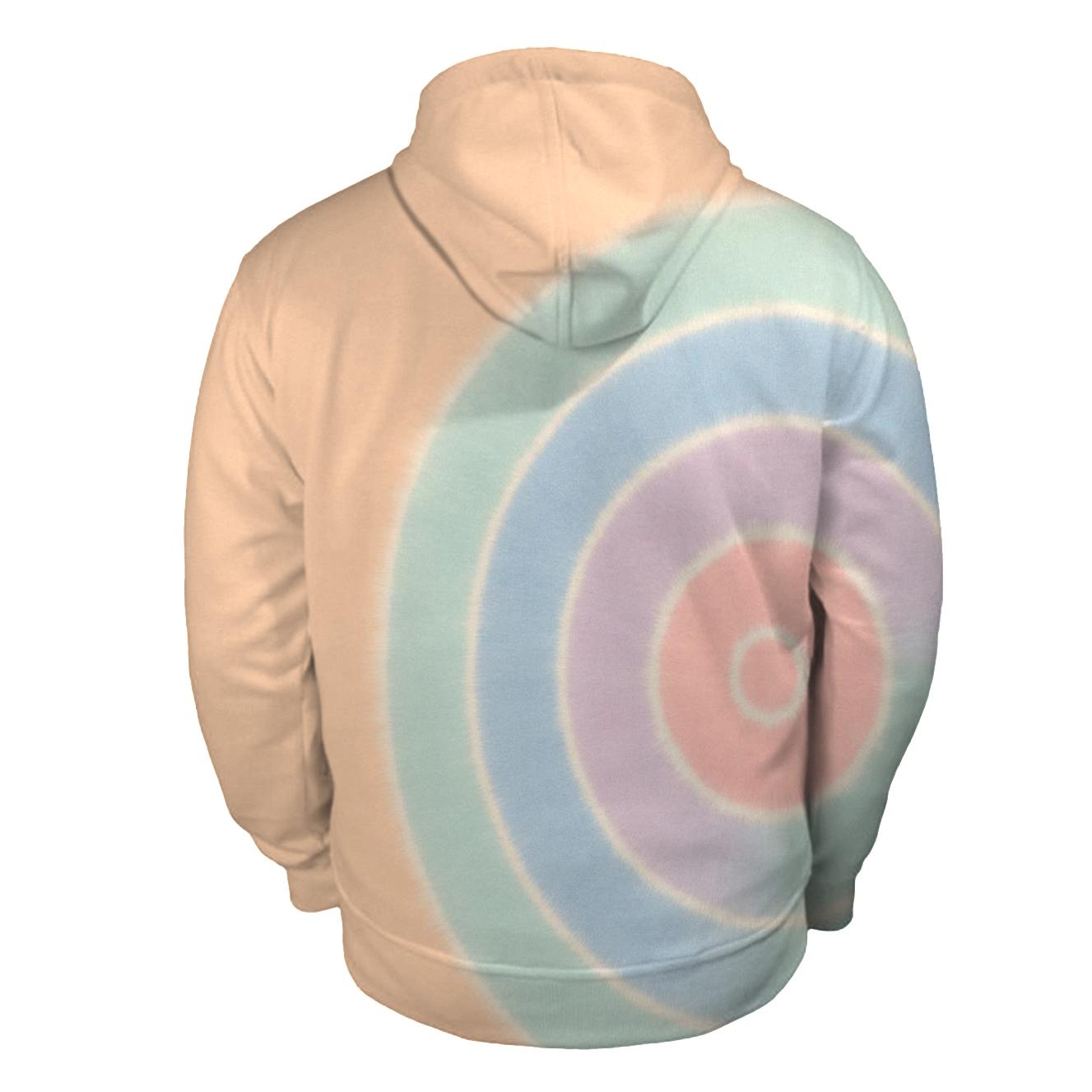 Peach_Sky_Off_Center_Bullseye hoodie designs