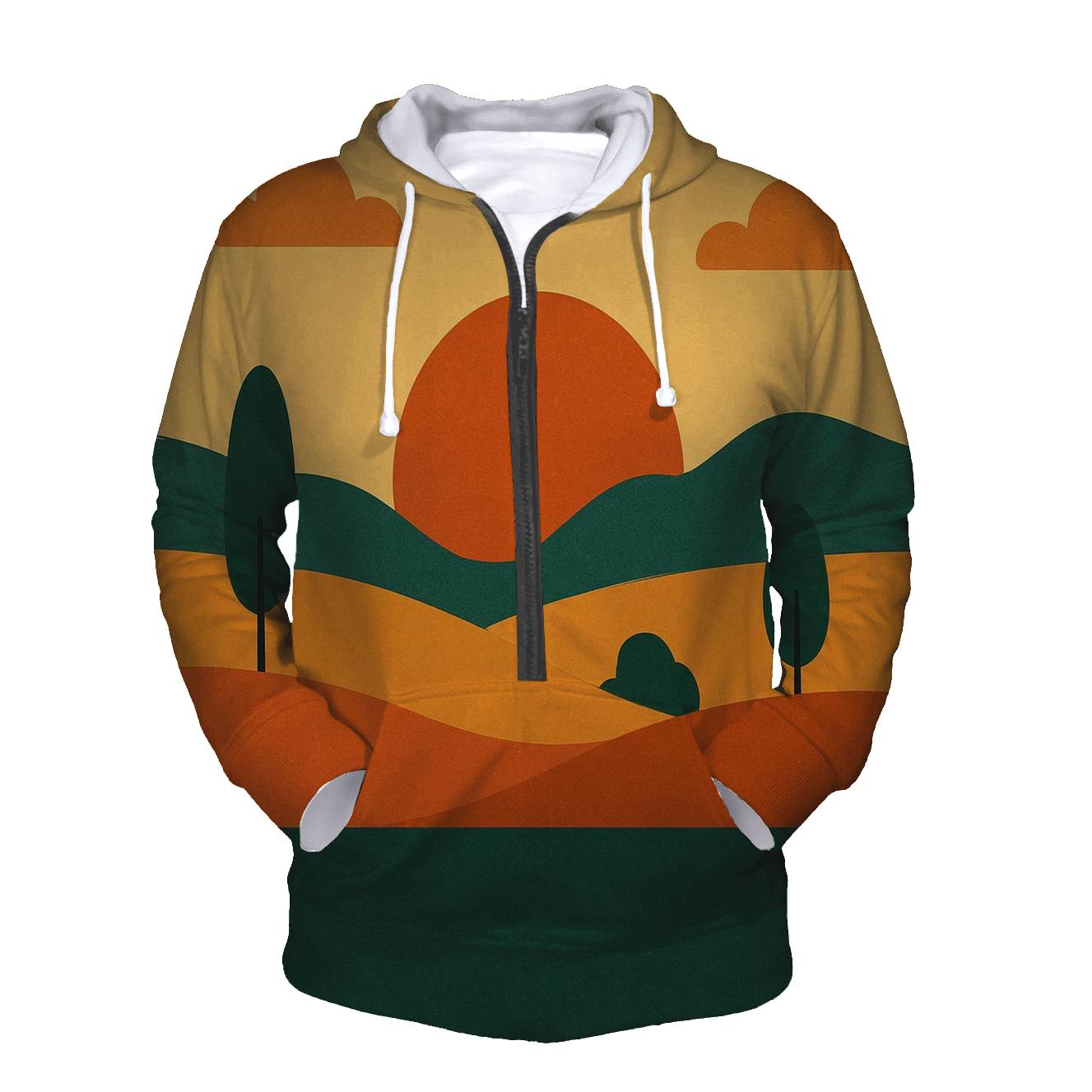 Sunny Groove Horizon designer hoodies