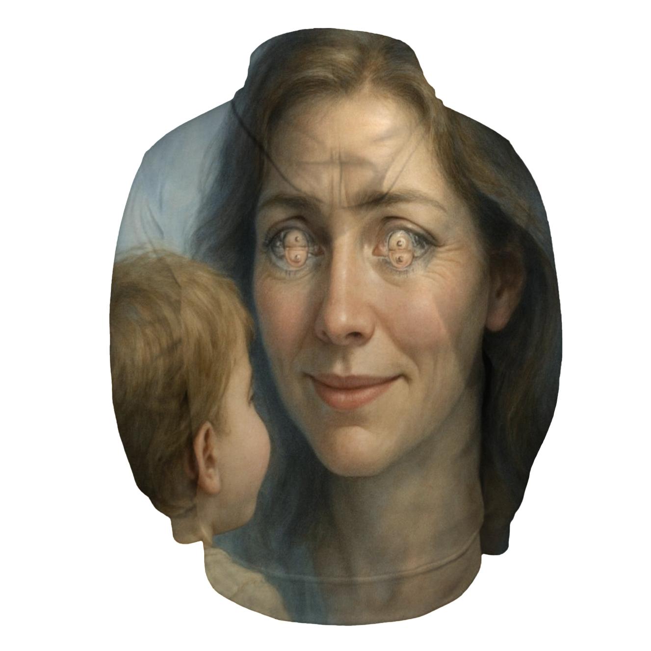 Her Gaze That Holds All Your Ages custom hoodies