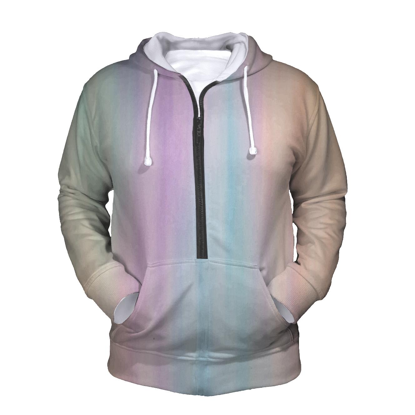 Pastel Rain Drift graphic hoodies