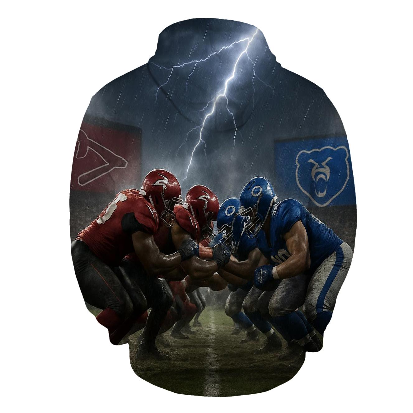 Thunderstorm Over The Braves Cubs Line hoodies fashion