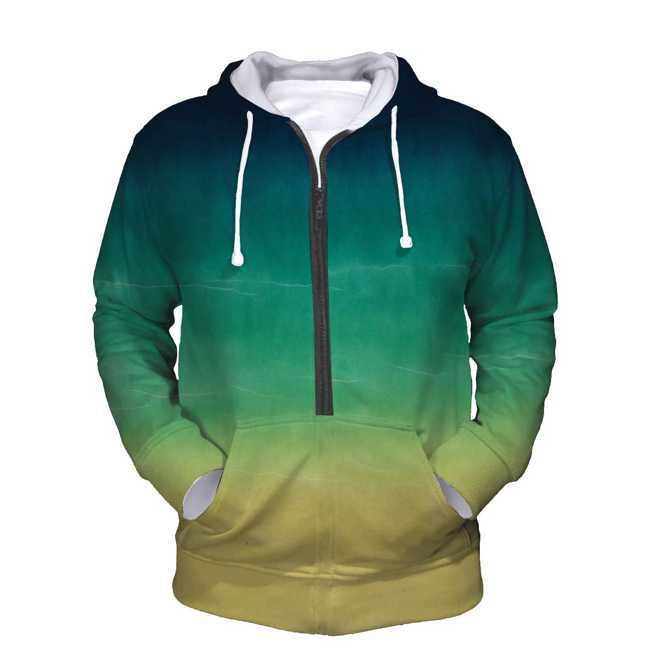 Aurora_Horizon_Stripes hoodies fashion