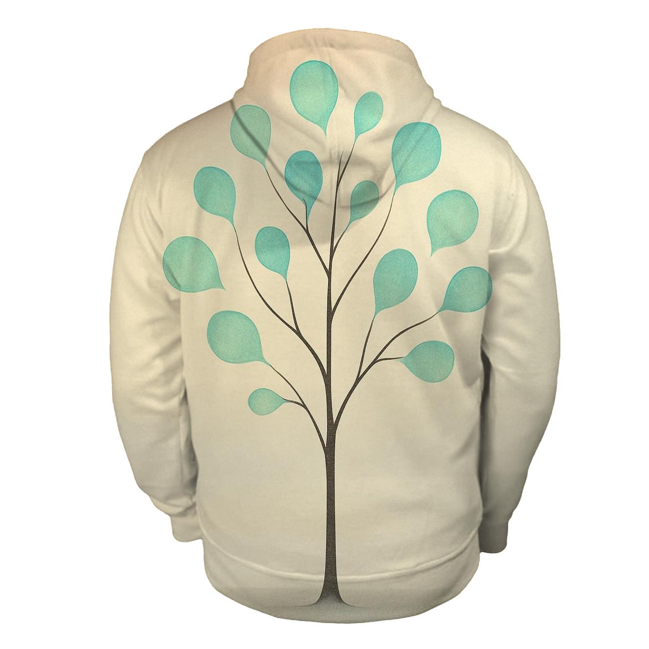 Tree Of Quiet Whispers embroidered hoodies