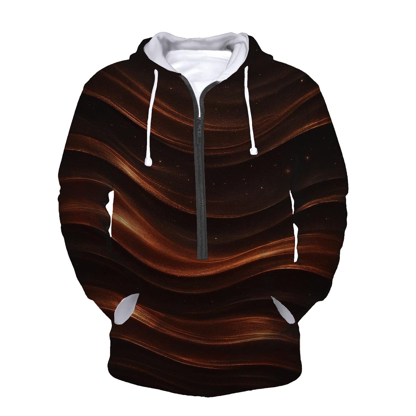 Bronze Aurora Ripples hoodie designs