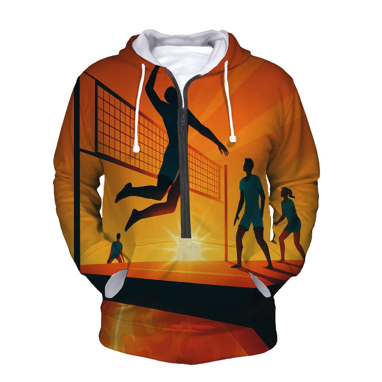 Solar Court Volleyball hoodie trends