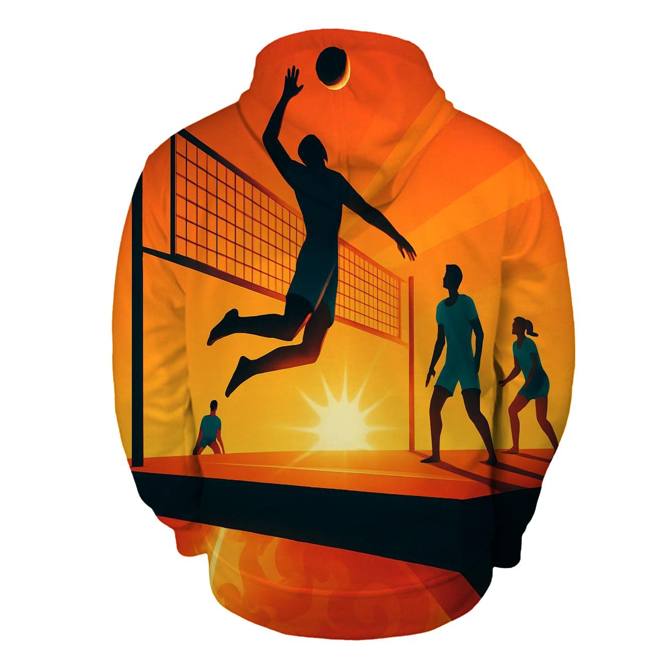 Solar Court Volleyball hoodie trends