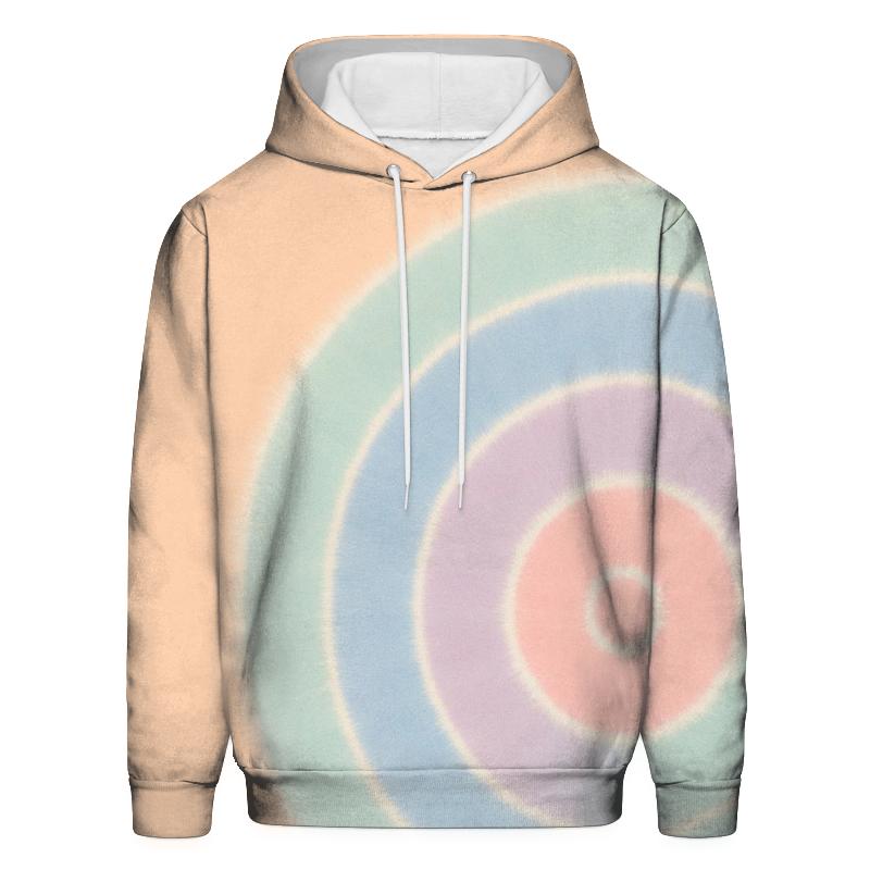 Peach_Sky_Off_Center_Bullseye printed hoodies