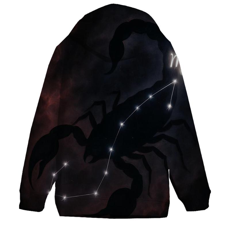 Scorpio Underworld Nebula Scorpion zip-up hoodies
