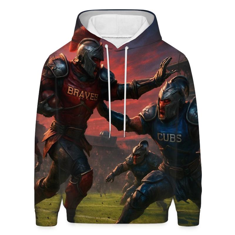 Gridiron Clash At Wrigley Ridge embroidered hoodies