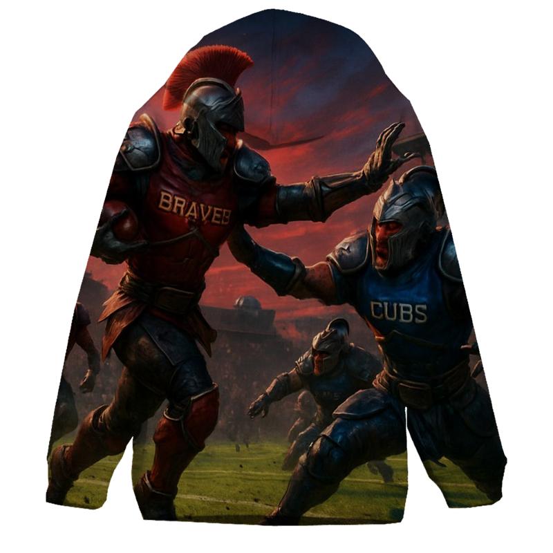 Gridiron Clash At Wrigley Ridge embroidered hoodies