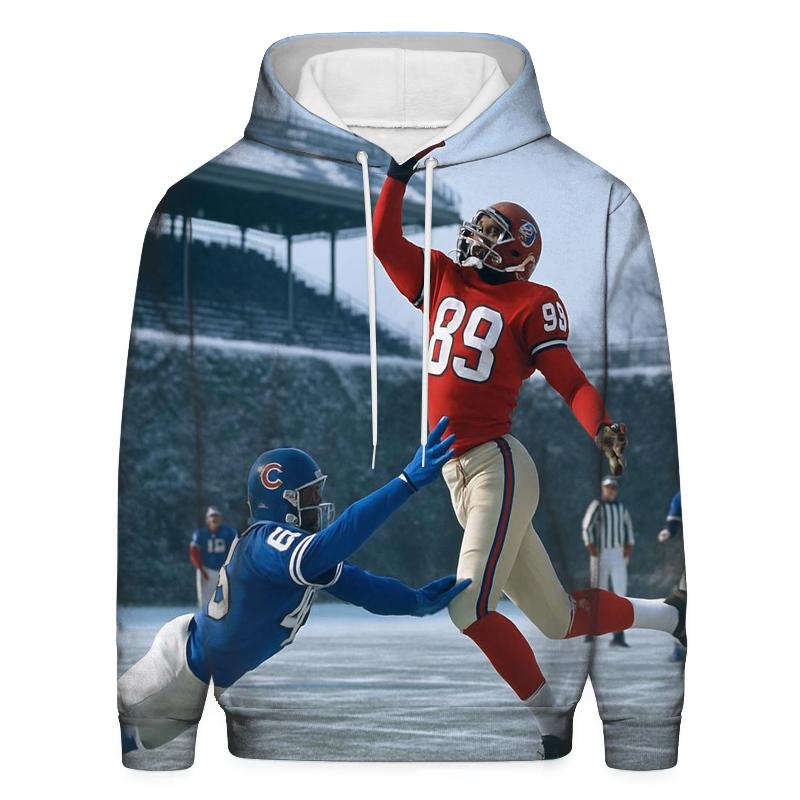 Frozen Yard Line At Wrigley Field printed hoodies