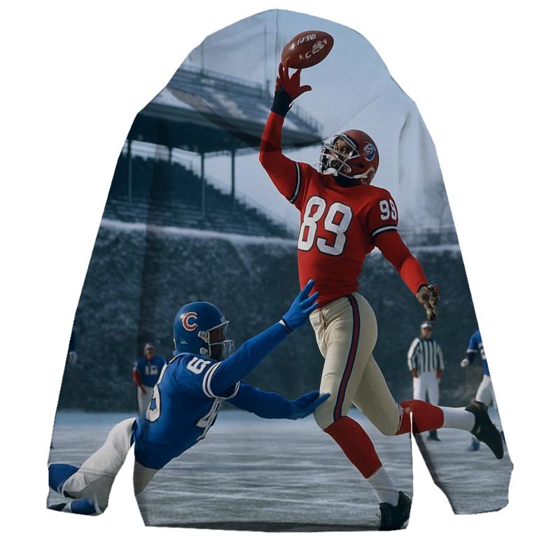 Frozen Yard Line At Wrigley Field printed hoodies