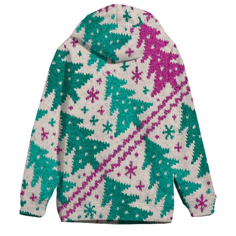 Northern Lights Tree Cascade Design hoodie styles