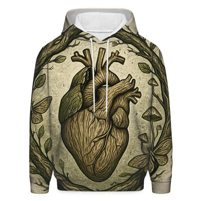 Forest Heart Ouroboros zip-up hoodies