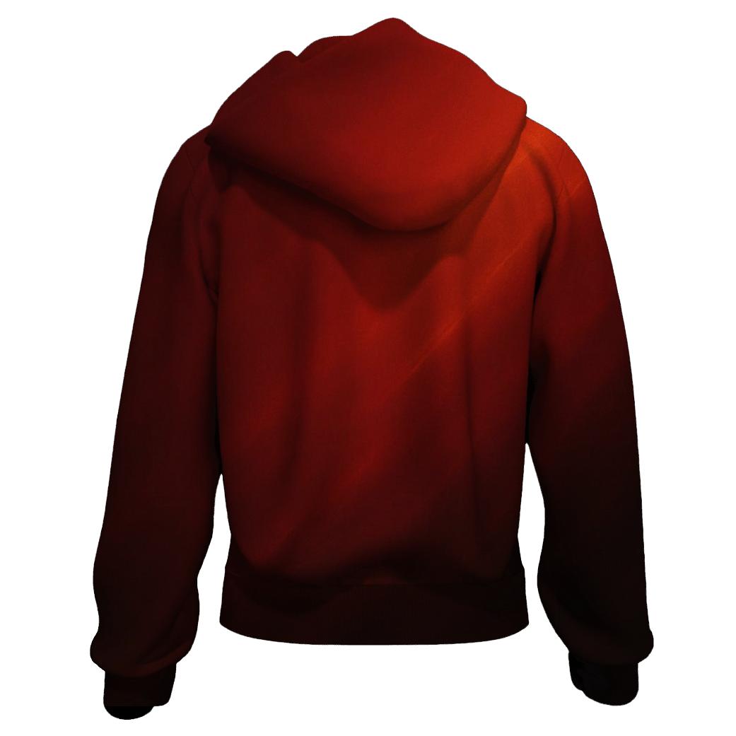 Crimson Ember Drift designer hoodies