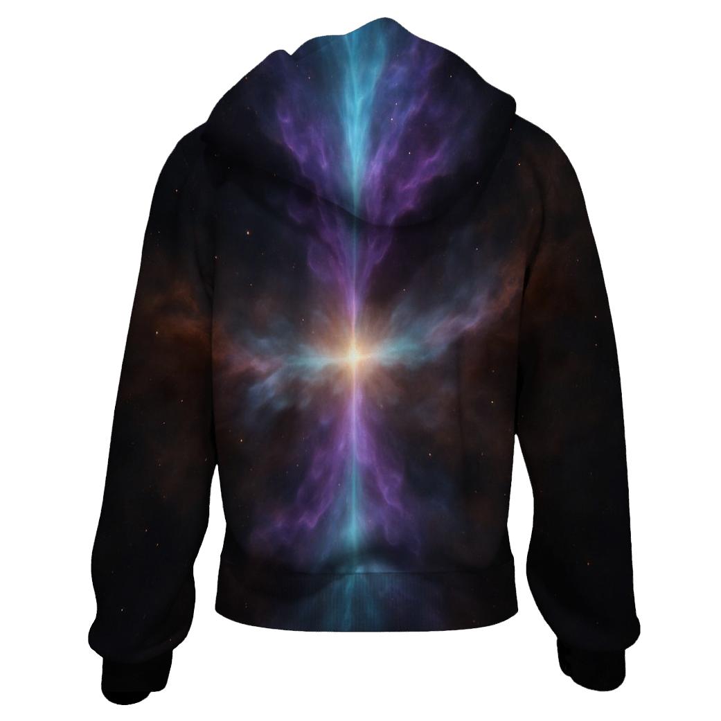 Dual Jet Outflow Fan embroidered hoodies