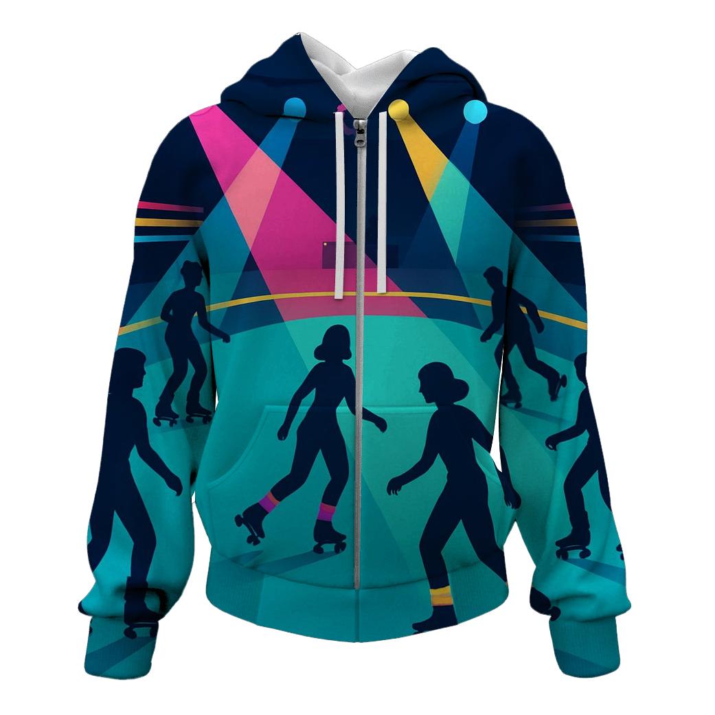 Neon Roller Rink Nights hoodie styles