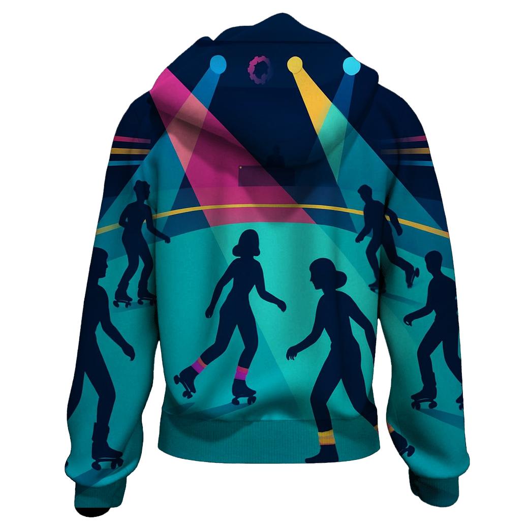 Neon Roller Rink Nights hoodie styles