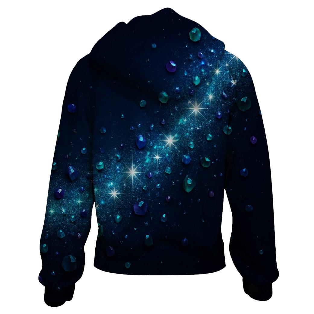 Celestial Gem Tide zip-up hoodies