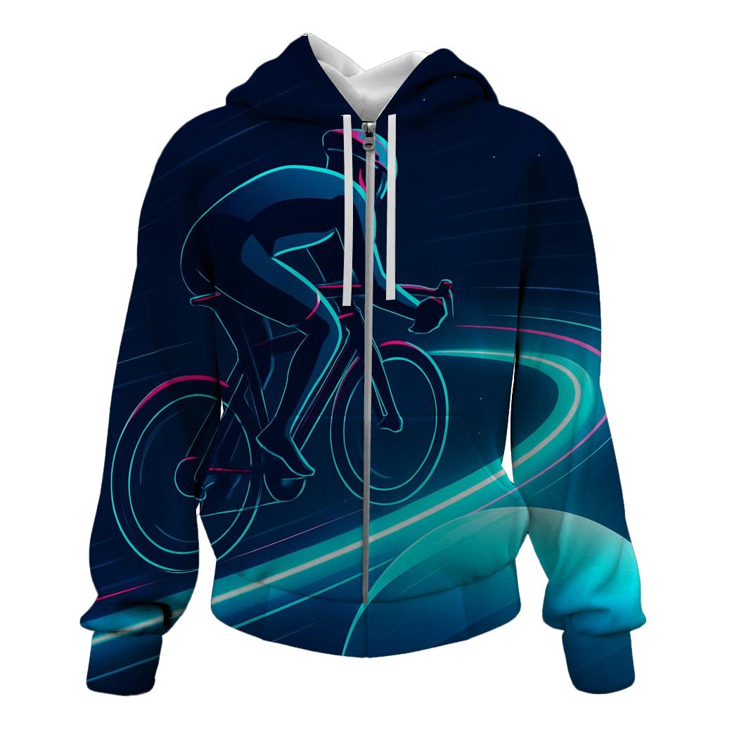 Orbit Cycling Time Trial graphic hoodies