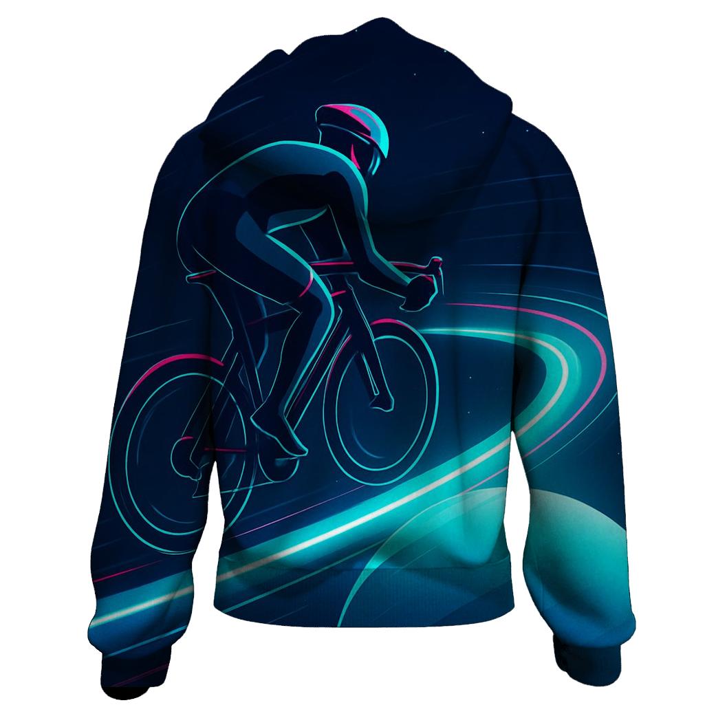 Orbit Cycling Time Trial graphic hoodies