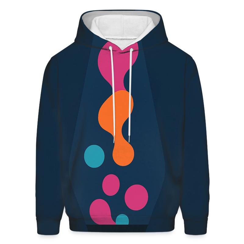 Cosmic Lava Lamp Drift printed hoodies