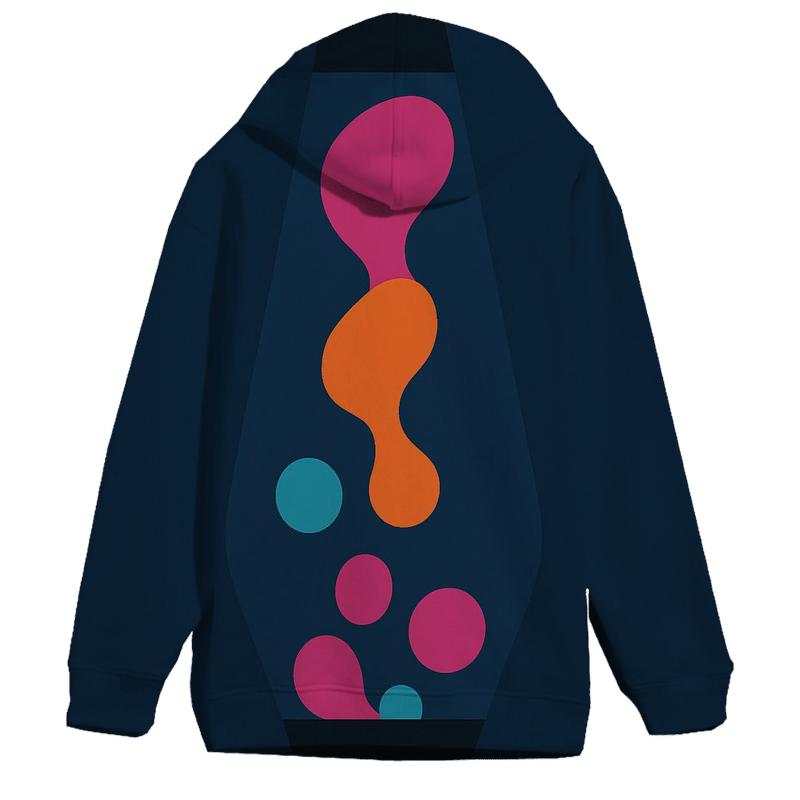 Cosmic Lava Lamp Drift printed hoodies