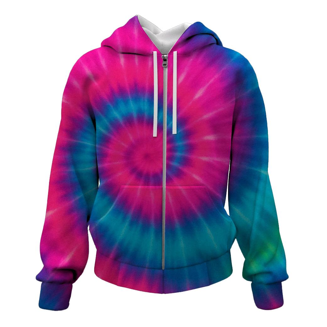 Neon_Nova_Spiral_Galaxy lightweight hoodies