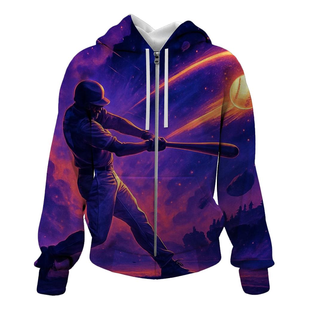 Cosmic Cricket Power Shot lightweight hoodies
