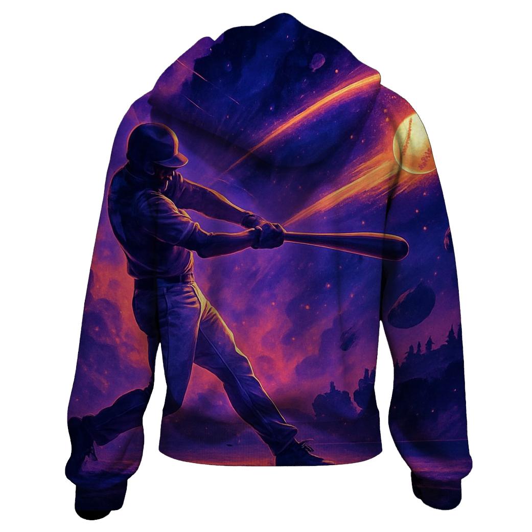 Cosmic Cricket Power Shot lightweight hoodies