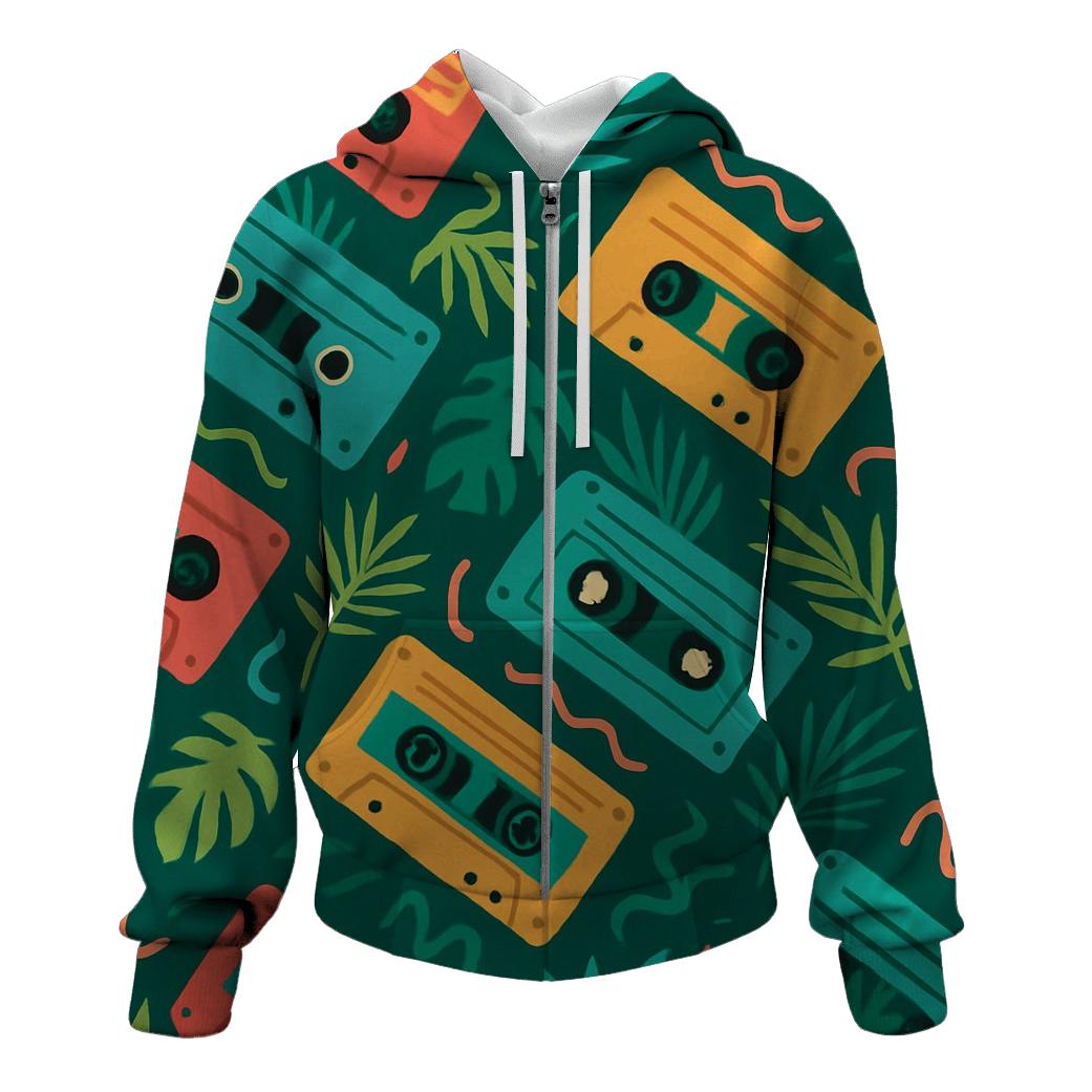 Cassette Jungle Rhythm heavyweight hoodies