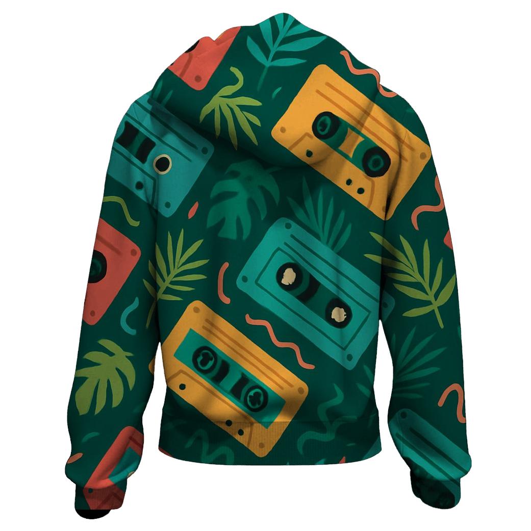 Cassette Jungle Rhythm heavyweight hoodies