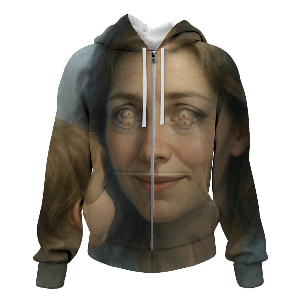 Her Gaze That Holds All Your Ages pullover hoodies