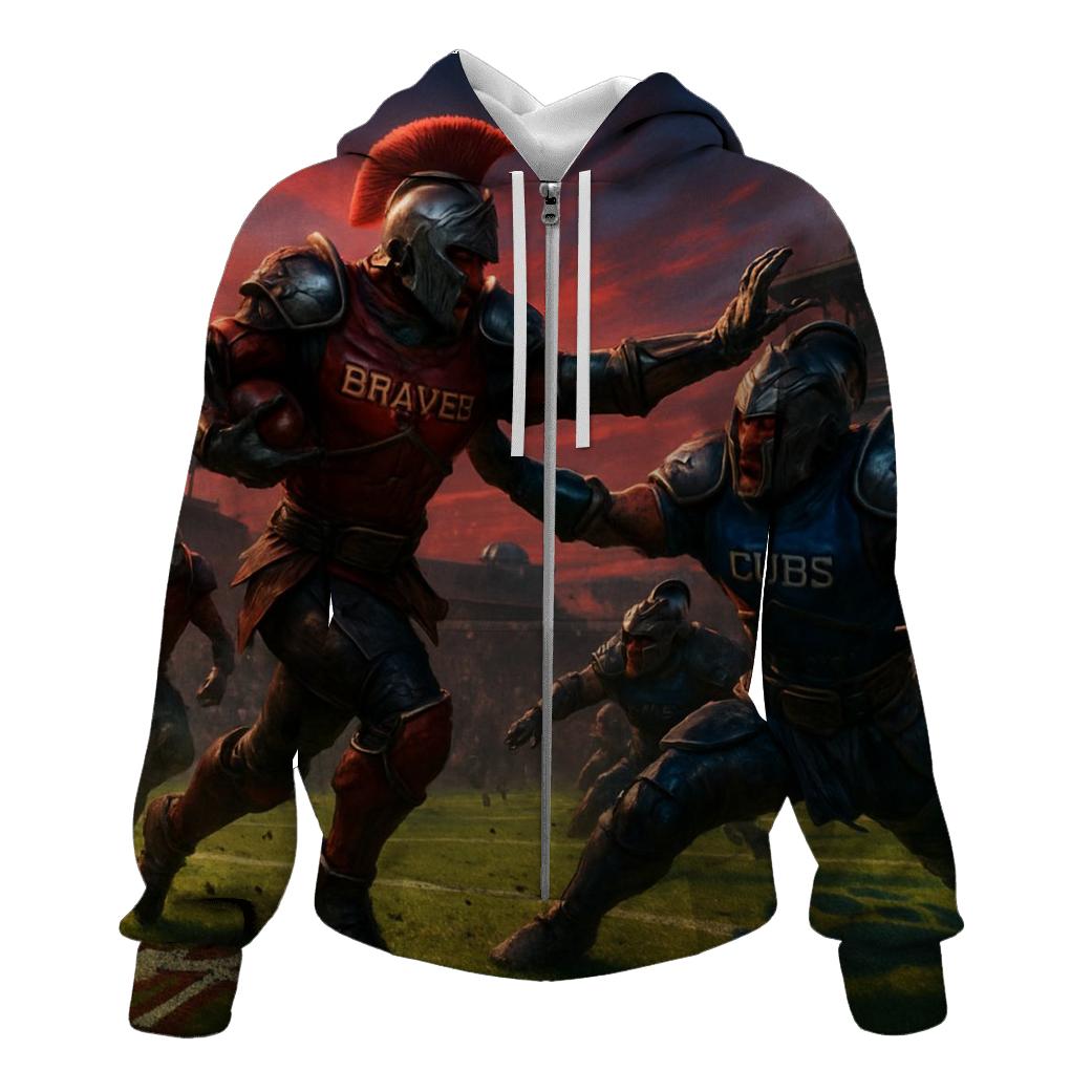 Gridiron Clash At Wrigley Ridge graphic hoodies